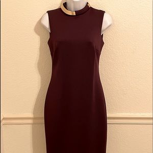 NWT Calvin Klein Plum dress Size 2